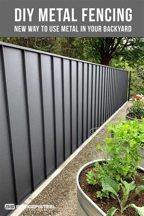 metal fencing for backyard